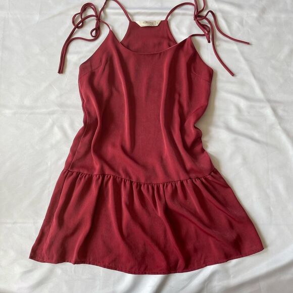 Cynthia Rowley Red Sleeveless Dress - Picture 1 of 2